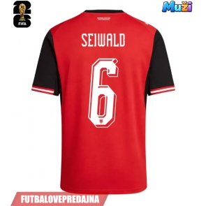 Lacne Muži Futbalové dres Rakúsko Nicolas Seiwald #6 MS 2026 Krátky Rukáv - Domáci